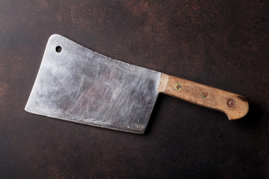 Butcher. Vintage meat knife