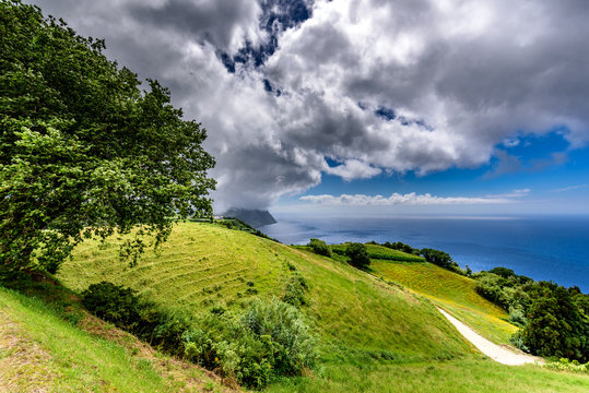 Azoreninsel Sao Miguel K&uuml;stenlandschaft