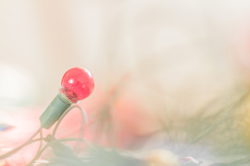 Christmas lights, Closeup, Christmas background with lights, Christmas lights border, Glowing colorful Christmas lights on background