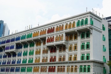 Buntes haus in singapore