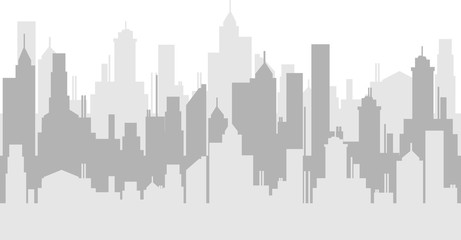 Flat design modern vector illustration icons set of urban landscape backgrounds
