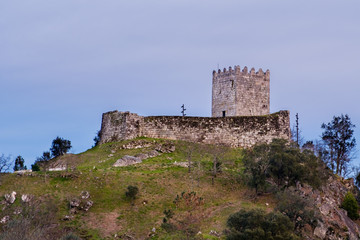 Fototapeta premium Arnoia Castle, also known as Moorish Castle
