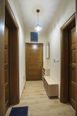 Interior of a hallway in a private apartment