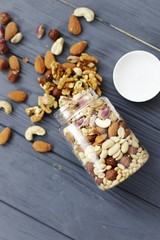 dried fruits and nuts