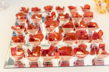 assortment Appetizers and finger food