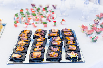 assortment Appetizers and finger food