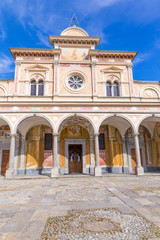 Fototapeta na wymiar Madonna del Sasso Church, Locarno, Switzerland