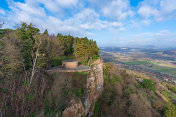 Orvieto (Italy) - The beautiful etruscan and medieval town in Umbria region, central Italy, with...