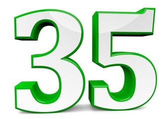 Naklejka premium number