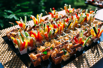 Catering in wedding day