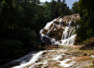 Fototapeta premium Sungai Pandan Water Fall, Kuantan, Felda Panching Selatan Pahang, Malaysia