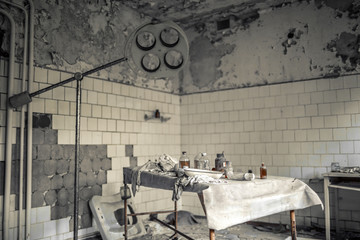 medical station 126 of Pripyat, the operating theater