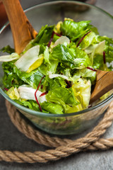 Fresh green salad