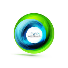 Abstract swirl banner, circle vector abstract background with copy space