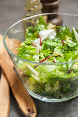 Fresh green salad