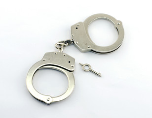 handcuffs, white background