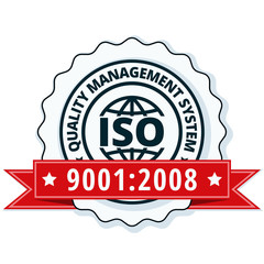 ISO 9001:2015 label illustration