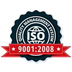 ISO 9001:2015 label illustration