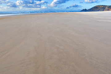 Empty beautiful sandy beach