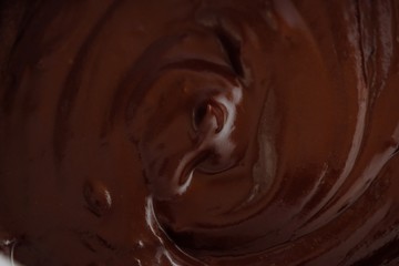 Delicious thick hot chocolate brown color   