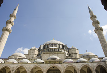 Fototapeta na wymiar blue mosque istanbul,turkey