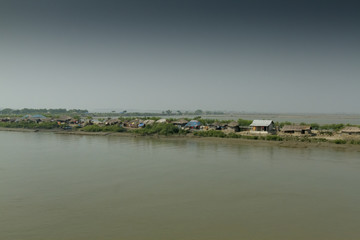 Village in Sundarbans in Bangladesh - 193198246