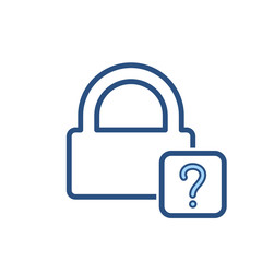 Forgot lock office password icon