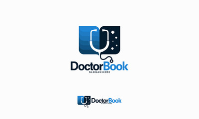 Doctor Book logo designs concept vector, Doctor University logo template, School logo