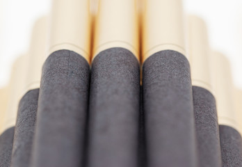 World No Tobacco Day and tobacco on white background