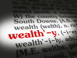 Dictionary Wealthy