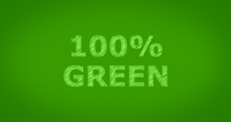 Scribble text on green background - 100% GREEN
