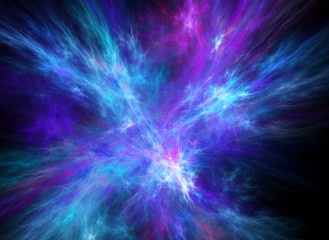 Abstract fractal background; space nebula; universe or energy concept