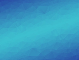 Fototapeta premium abstract background lowPoly Low poly polygon mesh triangle texture wallpaper gradient graphic blue teal cool