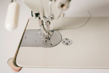 Sewing machine monochrome background