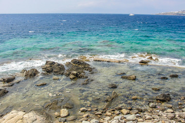 Mykonos known as the island of the winds in Greece