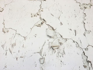 white wall with cracks