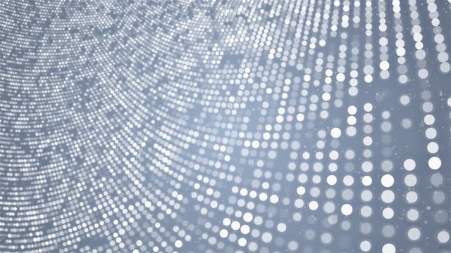 long dot line Abstract Flickering Metallic Shining moving particles wall background For Disco party and nightclub concept.