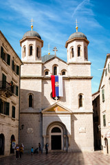 Fototapeta na wymiar Church of St. Nicholas in Kotor