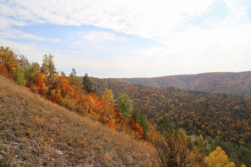 Fototapeta na wymiar autumn mountains
