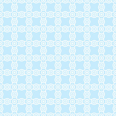 Geometric blue and white abstract seamless pattern