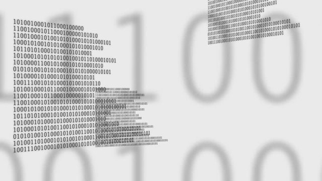 Binary Code 005 - BlackOnWhite - 30 fps