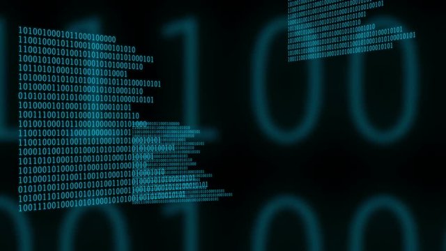 Binary Code 005 - Blue - 30 fps