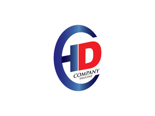 Initial Letter HD Design Logo Vector Graphic Branding Letter Element.