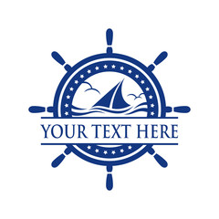 Cruise ship sign and symbol logo vector