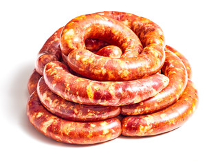 Traditional home made sausages
