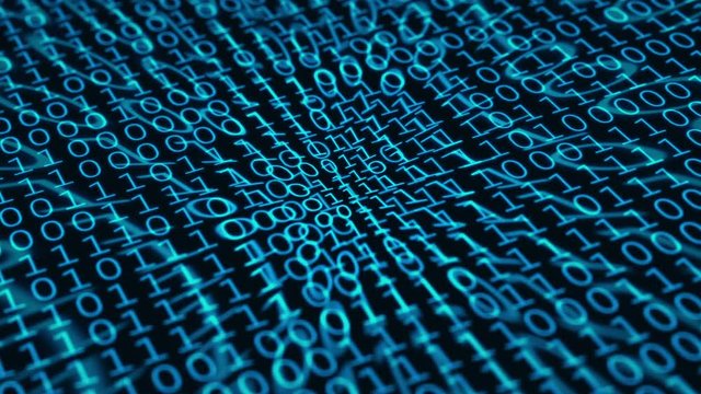 Binary Code 030 - Blue - 30 fps