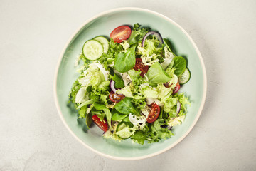 Fresh vegetable salad