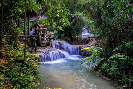 waterfall Luang Pra Bang laos Tat kuang si
