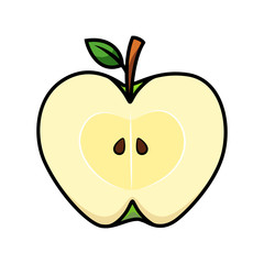 Apple fruit vector