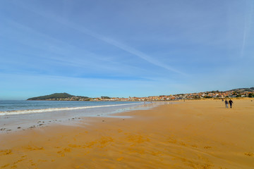 Fototapeta na wymiar Playa America - Nigran - Galicia